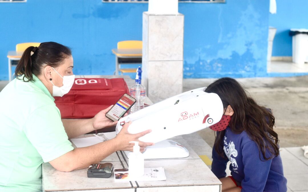 Projeto “Olhos do Amanhã” proporciona exames oftalmológicos para crianças da rede municipal de ensino