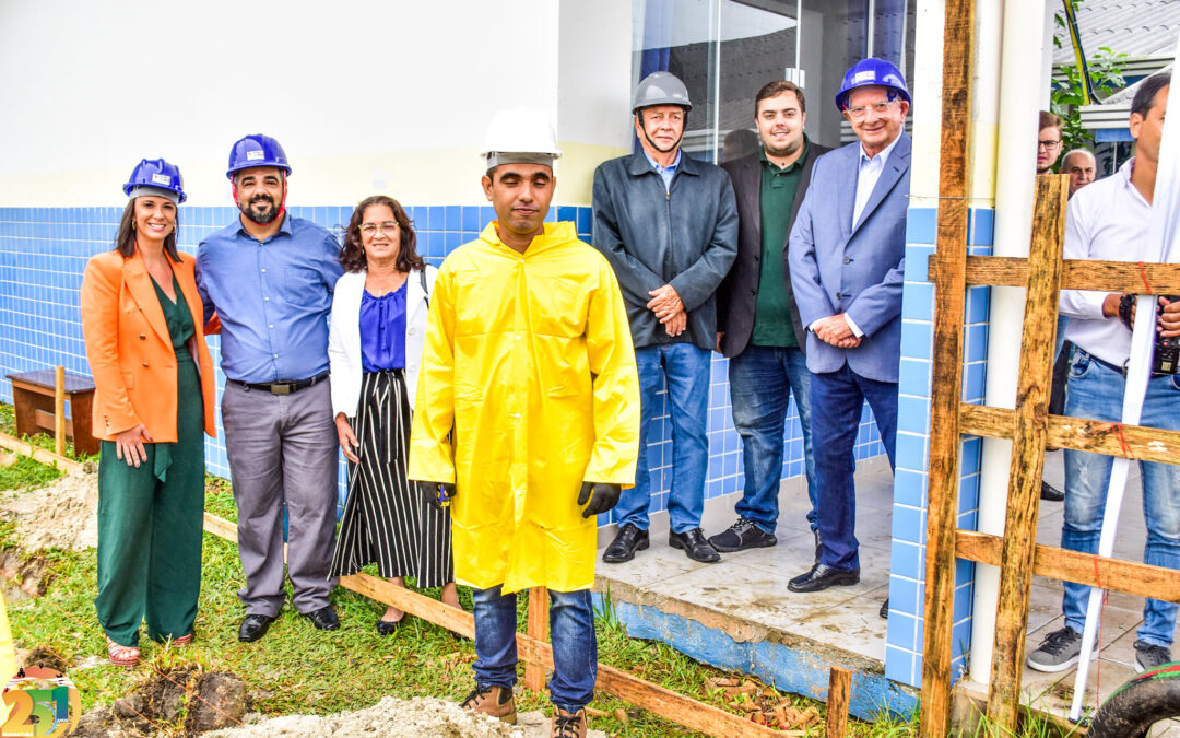 Prefeitura inicia as obras do CMEI no bairro Caieiras